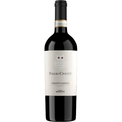 Tenute Rossetti Poggio Civetta Chianti Classico červené 13,5% 0,75 l (čistá fľaša)