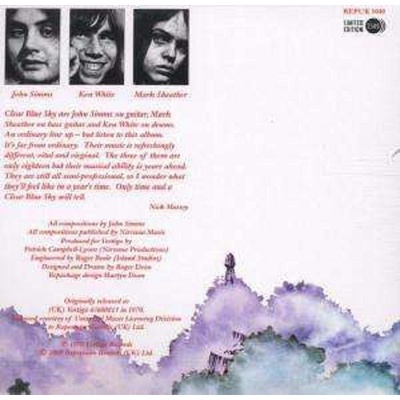 Clear Blue Sky - Clear Blue Sky - Digi CD