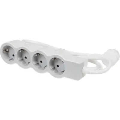 Legrand РАЗКЛОНИТЕЛ 4х ШУКО С КАБЕЛ 5м legrand - БЯЛ/СИВ (lg-694569)