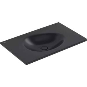 Villeroy & Boch Antao - Мебелна мивка 80x50 см, без преливник, без отвор за смесител, CeramicPlus, Pure Black 4A7583R7 (4A7583R7)