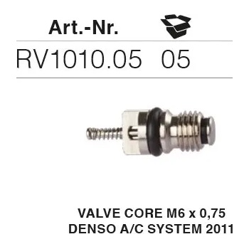 Errecom - Италия RV1010.05 - 5 броя иглички M6x0.75 за портове климатици с DENSO системи след 2011г, ERRECOM