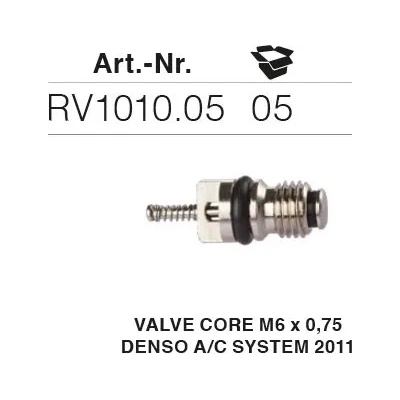Errecom - Италия RV1010.05 - 5 броя иглички M6x0.75 за портове климатици с DENSO системи след 2011г, ERRECOM