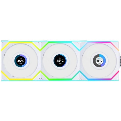Lian Li UNI Fan SL Wireless LCD ARGB Reverse Blade PWM (12RSLLCD1W3W/LL-FAN-LULI-102)