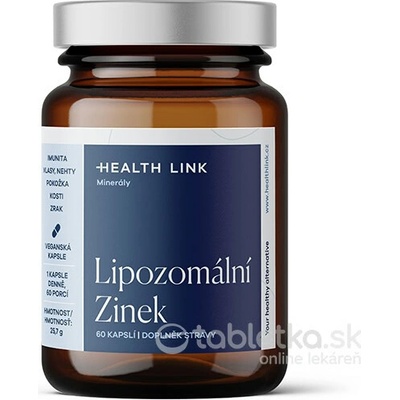 Health Link Lipozomálny zinok 60 kapsúl