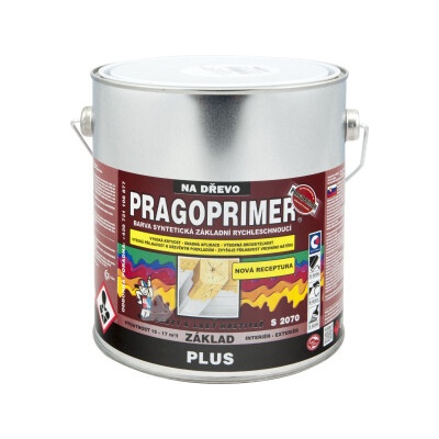 Pragoprimer Plus S 2070 základní barva na dřevo, 0100 bílá, 2,5 l
