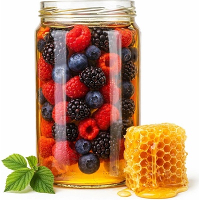 Zavarovacisklo.cz Zavařovací sklenice HLADKÁ / FRANKO TO 82 na med 24ks x 720 ml