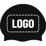 Swimaholic печат върху плувни шапки