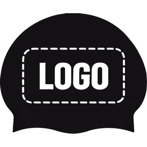 Swimaholic печат върху плувни шапки