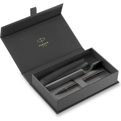 Parker IM Achromatic Black BT kuličkové pero dárková sada s pouzdrem 1502/3297610