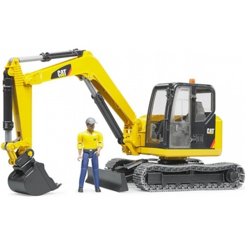 Bruder 2466 Pásový minibagr CATERPILLAR s figurkou