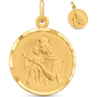 Argento Zlatý přívěsek Škapulíř 8A112