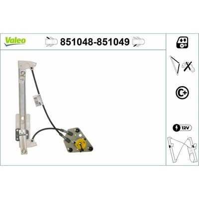 Zvedací zařízení oken VALEO 851049
