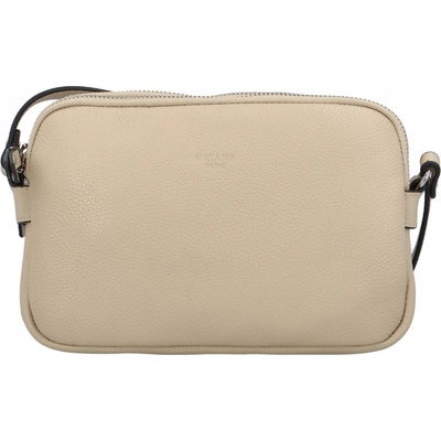 Katana dámská kožená crossbody kabelka Prina béžová béžová