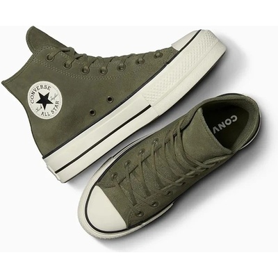 Converse Велурени кецове Converse Chuck Taylor All Star Lift в зелено A11144C (A11144C)