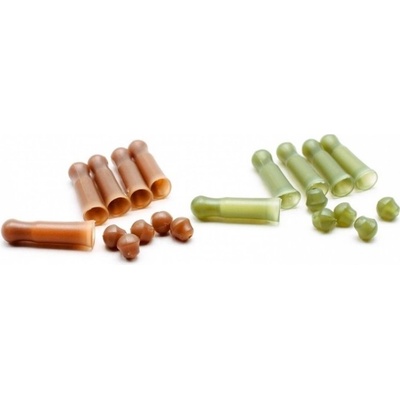 Garda Helikoptérové Puzdrá + Korálky Hnedé 10ks