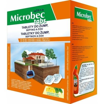Bros Microbec tablety na likvidáciu do žúmp, septikov a ČOV 16 ks