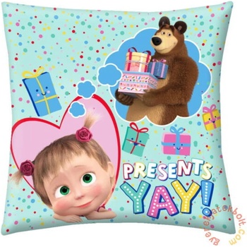 Halantex Vankúš Máša a medveď motív Darčeky 40x40