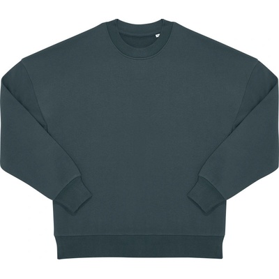 B&C mikina Influence Crew, těžká oversize unisex COT01IC01zm100 amalfi teal