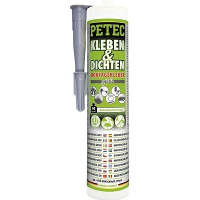 PETEC 94629 Lepiaca a tesniaca hmota - 290 ml sivá