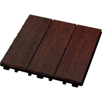 Rettenmeier WPC dlaždice zacvakávací 30 x 30 cm terrakota 4 ks