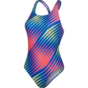 Speedo allover digital powerback blue/red xl - uk38