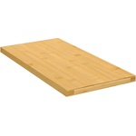 vidaXL Стенен рафт 40x20x1, 5 см бамбук (352724)