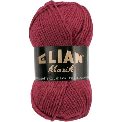 VSV Pletací příze Elian Klasik 212 - vínová