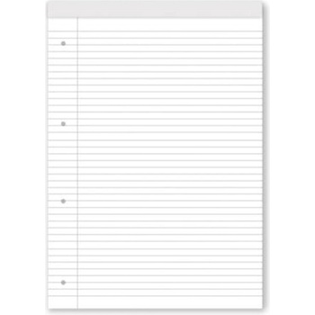 Black&White Блокнот Black&White А4 50 л. с редове, Бял (615001-11-2702)