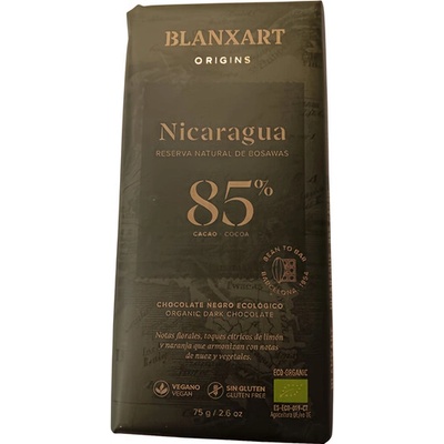 Blanxart Premium Organic Nicaragua BIO 85% 75 g