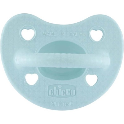 Chicco Силиконова залъгалка Chicco - Soft Lux, Синя, 2 - 6 m (N0378)