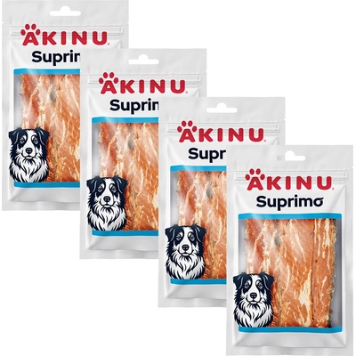 Akinu SUPRIMO Losos s kůží plátky mramorované 4 x 75 g