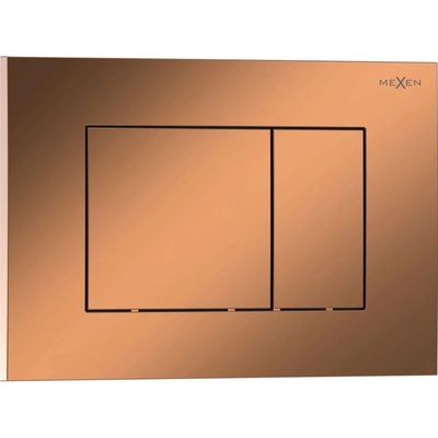 Mexen Tex 02 бутон за промиване, розово злато блестящо - 6102-09 (6102-09)