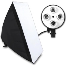 Andoer Foto Lampa Studio Softbox Světlo s Objímkou na 4 Žárovky