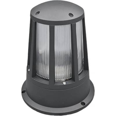 ELMARK Grf351 АЛУМИНИЕВ АПЛИК ЗА СТЕНА 1ХЕ27 ip54, ЧЕРЕН (95grf351/bl)