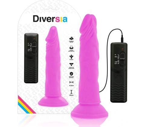 Diversia Flexible Vibrating Dildo 23 Cm
