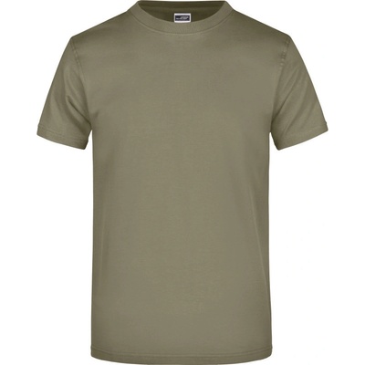 James & Nicholson tričko JN 02 krátký rukáv pánské COT02000255001-olive