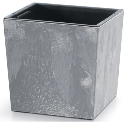 PROSPERPLAST Kvetináč URBI SQUARE LOW EFFECT 30cm marengo