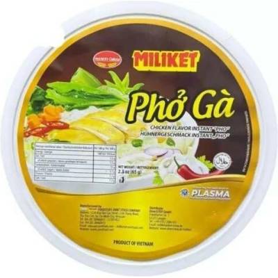Miliket instantní rýžové nudle kuřecí 65 g