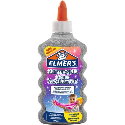 Elmer's Třpytivé lepidlo 177ml stříbrné