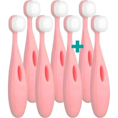 Nanosmile Ultrajemný dětský kartáček Kids Pink 7 ks