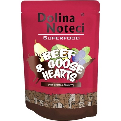 Dolina Noteci Superfood Beef and goose hearts 300 g