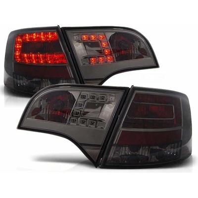 Zadní světlomety, světla, lampy LED Audi A4, 2005-2008, combi, kouřové