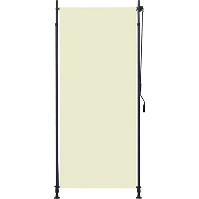 vidaXL Venkovní roleta 100 x 270 cm krémová