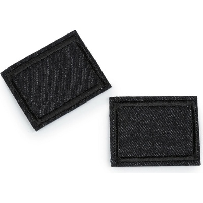Nažehlovací záplaty pro opravy dírek jeans 3x4 cm Varianta: 4 černá, Balení: 10 ks