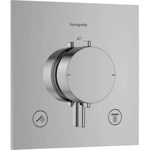 Hansgrohe Ecostat Comfort E - Термостатичен смесител за вграждане, за 2 извода, хром 33711000 (33711000)