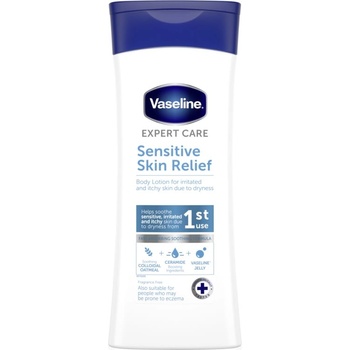 Image 1 of Vaseline Sensitive Skin Relief тоалетно мляко за тяло за чувствителна кожа 400ml
