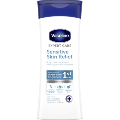 Vaseline Sensitive Skin Relief тоалетно мляко за тяло за чувствителна кожа 400ml