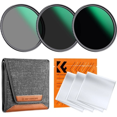 K&F Concept 3v1 Professional Lens Kit ND8 + ND64 + ND1000 58 mm