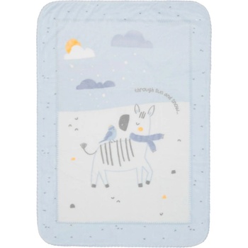 KikkaBoo Супер меко бебешко одеяло 110/140 см Stripy Friends (kikka-31103020150)