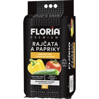 FLORIA Premium Substrát na paradajky a papriky 40 l